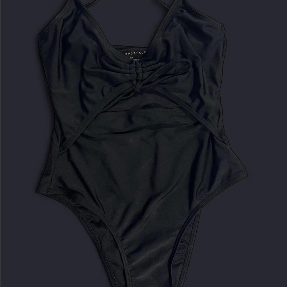 Aeropostale Black One-Piece Swimsuit